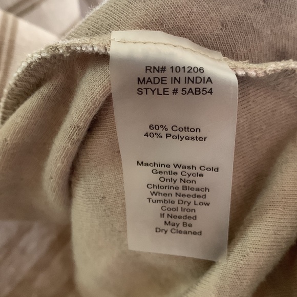 Soft Surroundings womens plus size tunic top in stripes - Picture 10 of 10